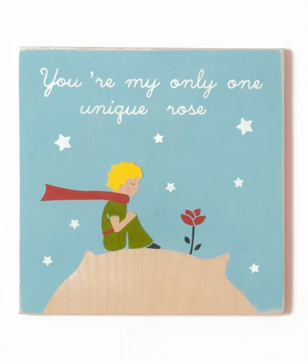 "Little prince" wood wall art