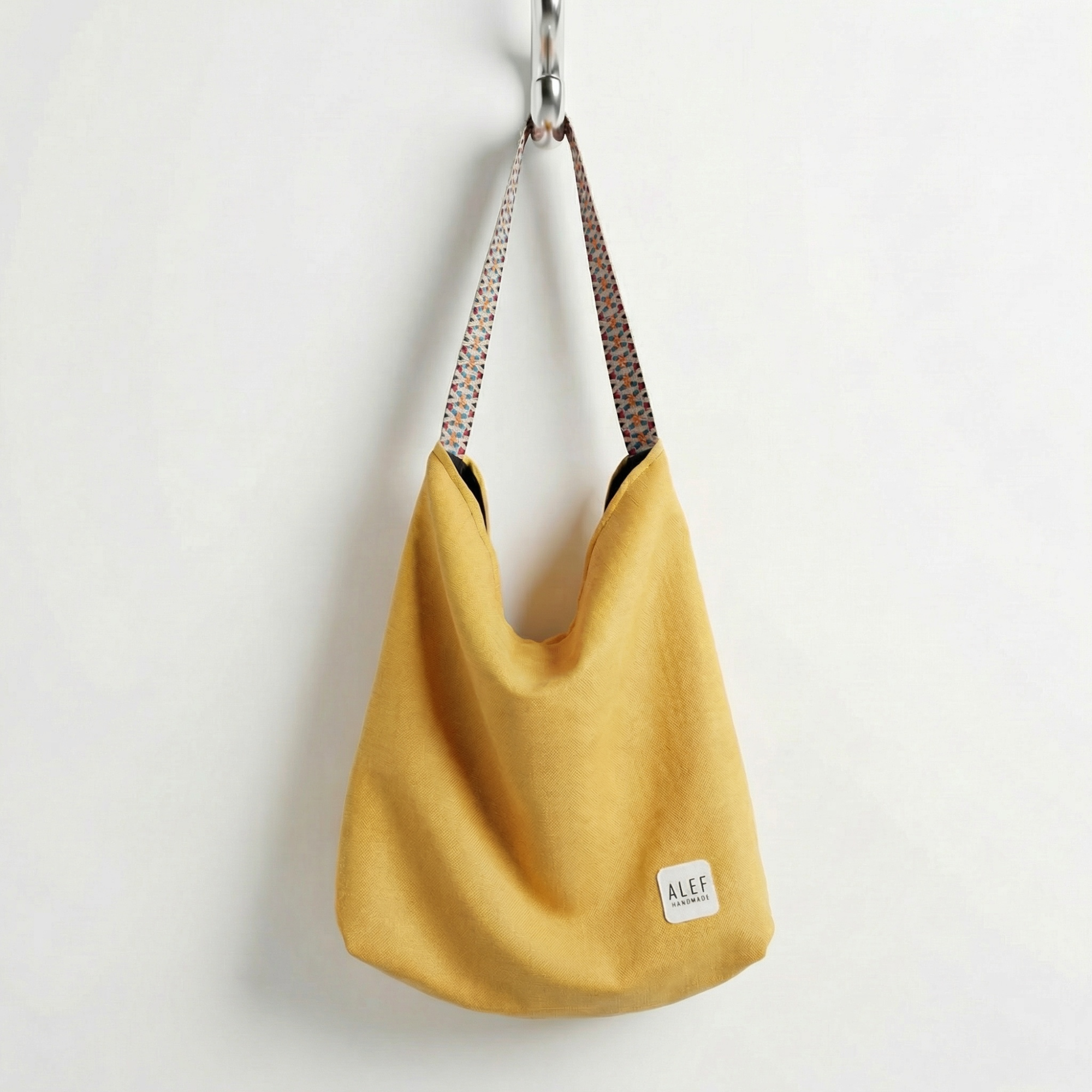 The Square Tote in Yellow