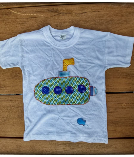 Colorful t shirts with handmade design