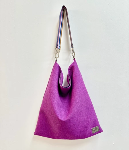 The City Shoulder Bag in Purple