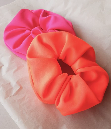 Scrunchies Neon Orange & Pink (ΧL)