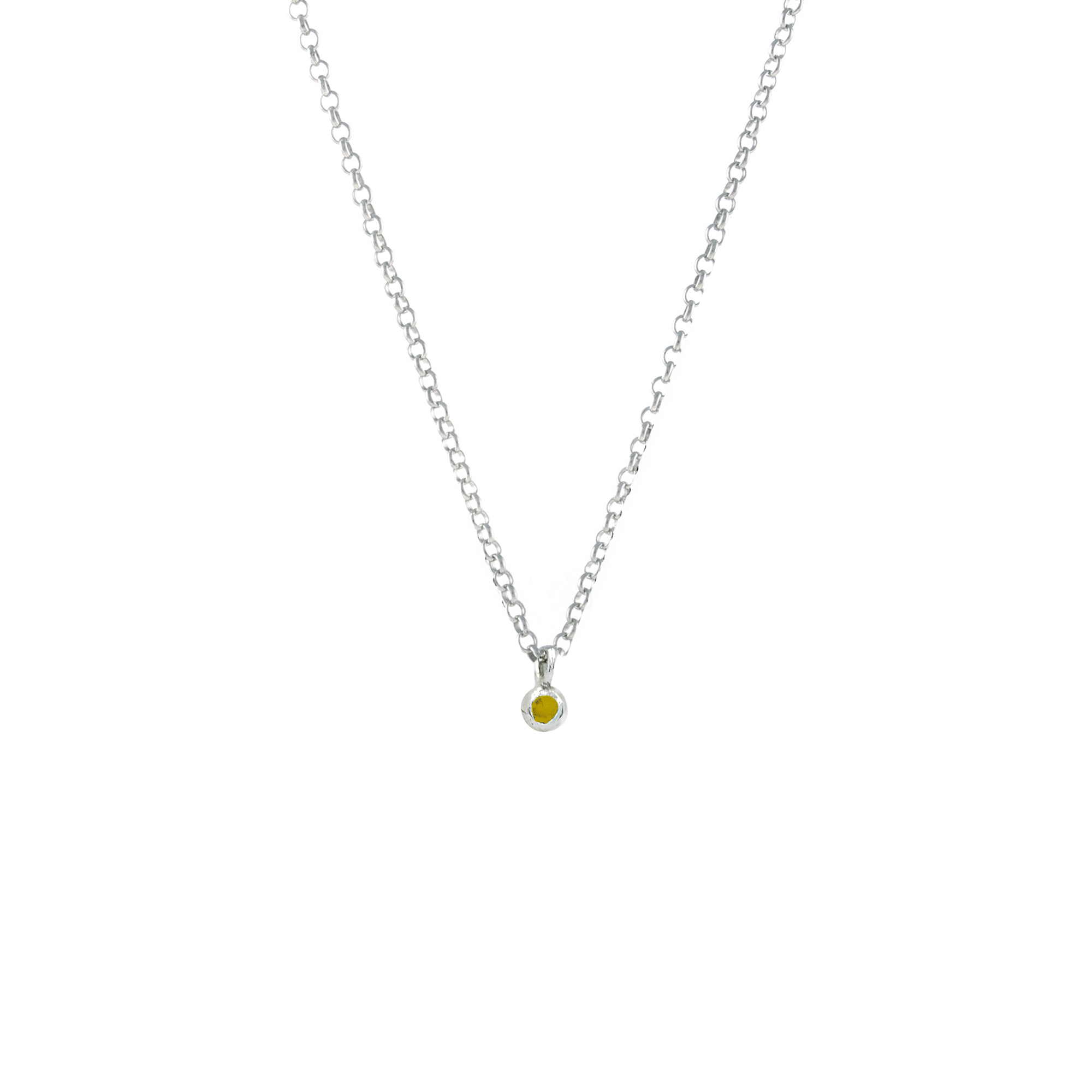 Necklace complement, with enamel
