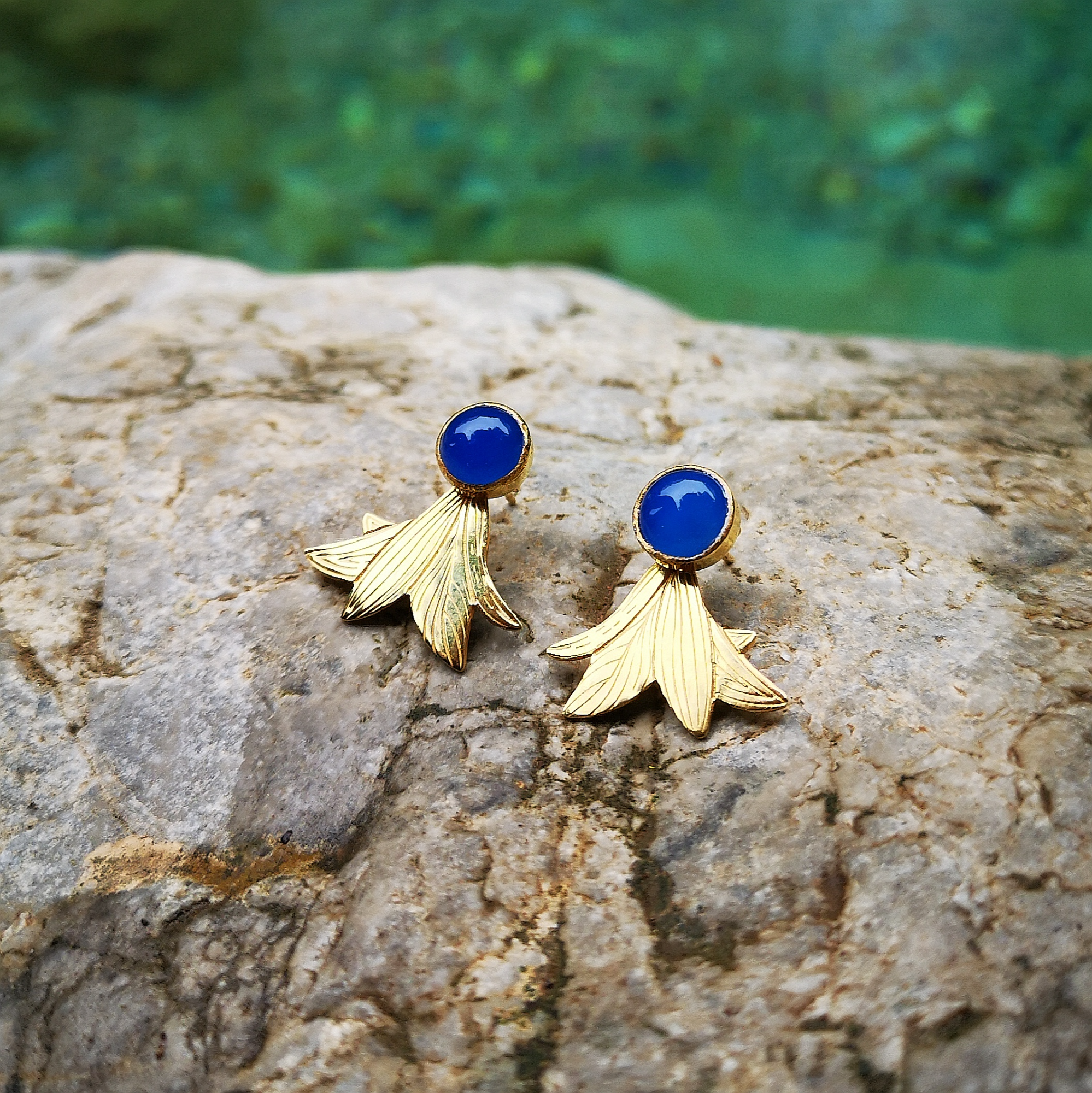 Koelia front-back earrings