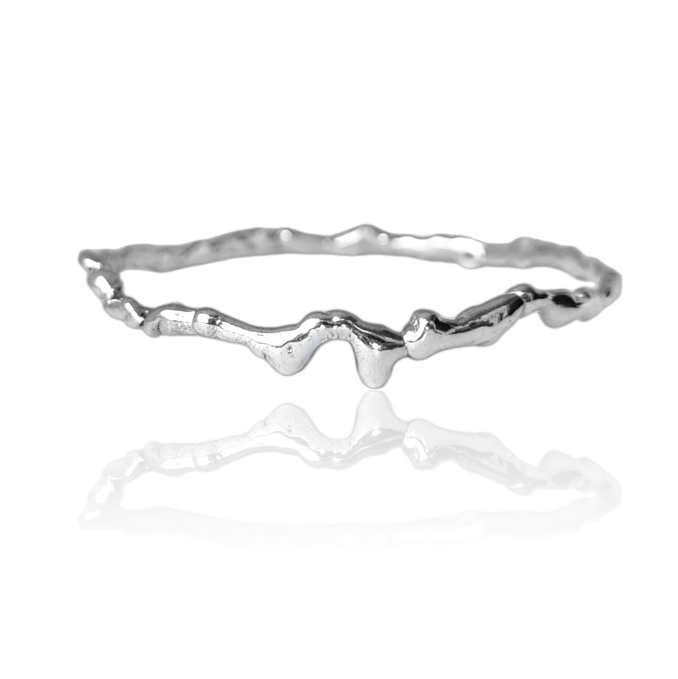 Melted cuff bracelet