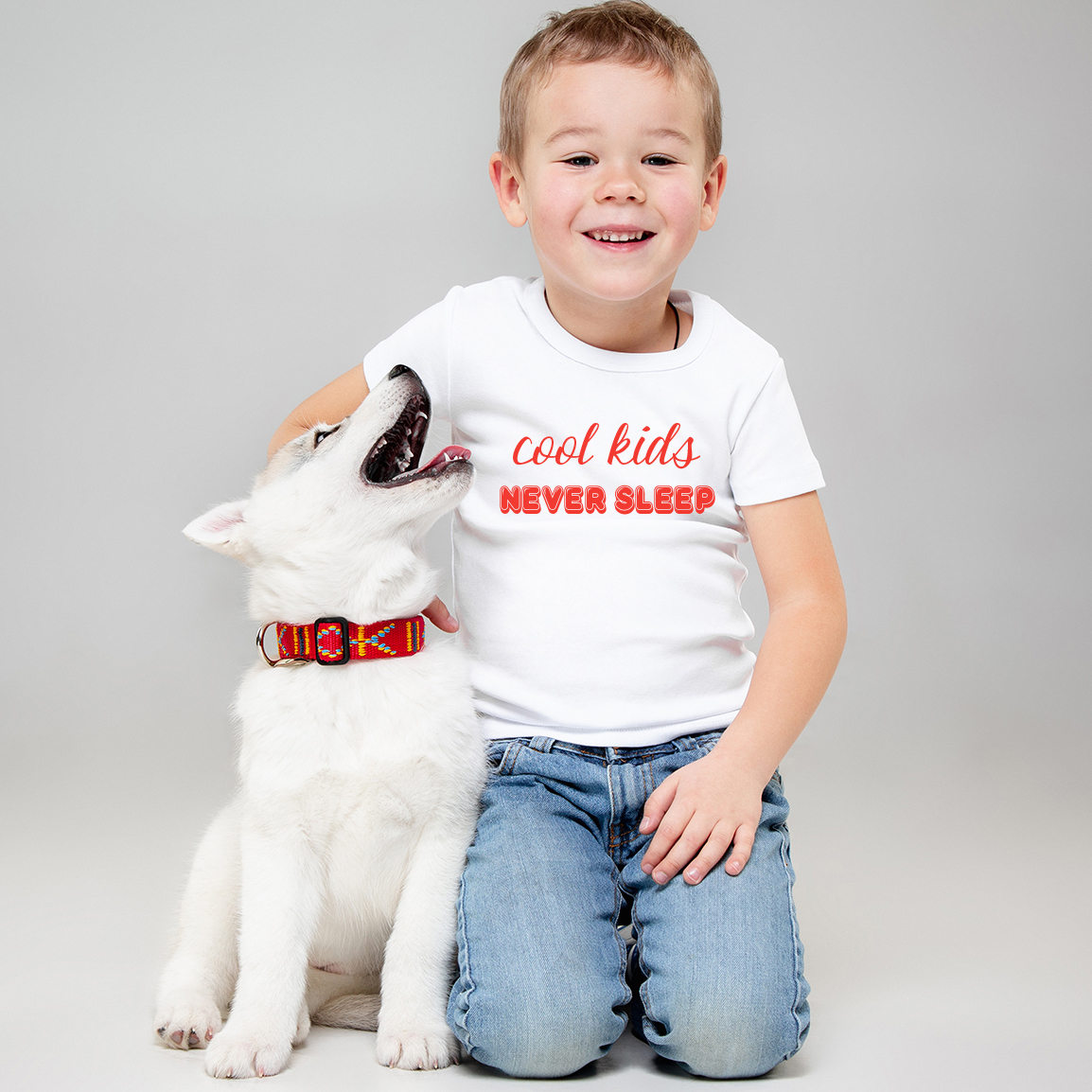 cool kids never sleep, t-shirt για παιδιά