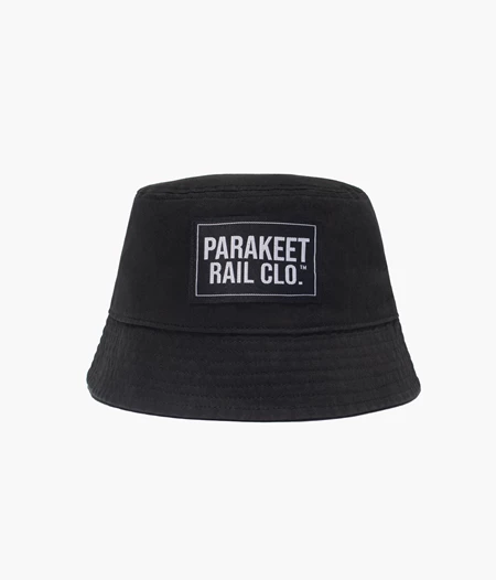 The Classic Patch - Black, 100% Organic Bucket Hat