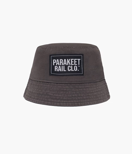 The Classic Patch - Grey, 100% Organic Bucket Hat