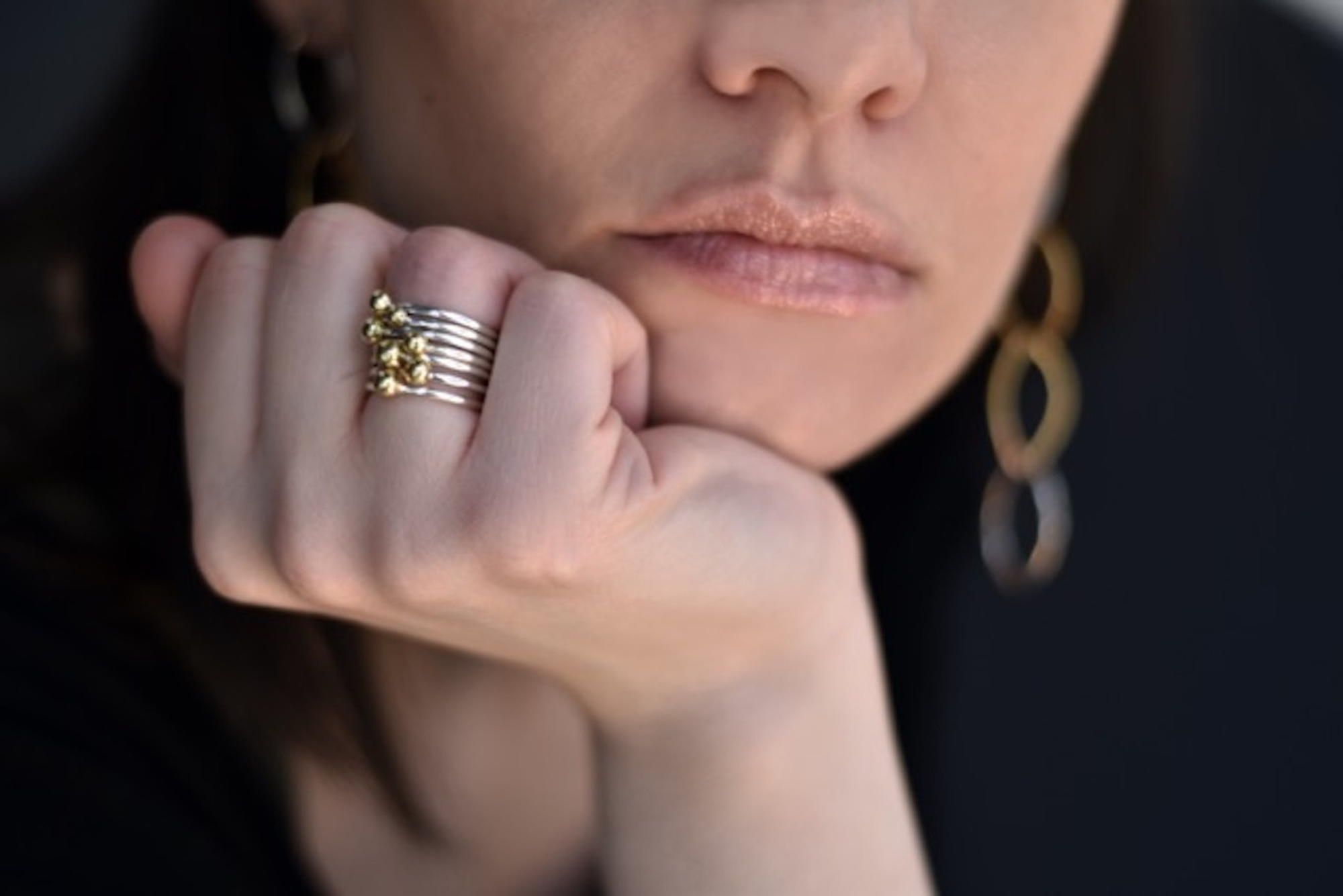 Stackable Bubbles ring set