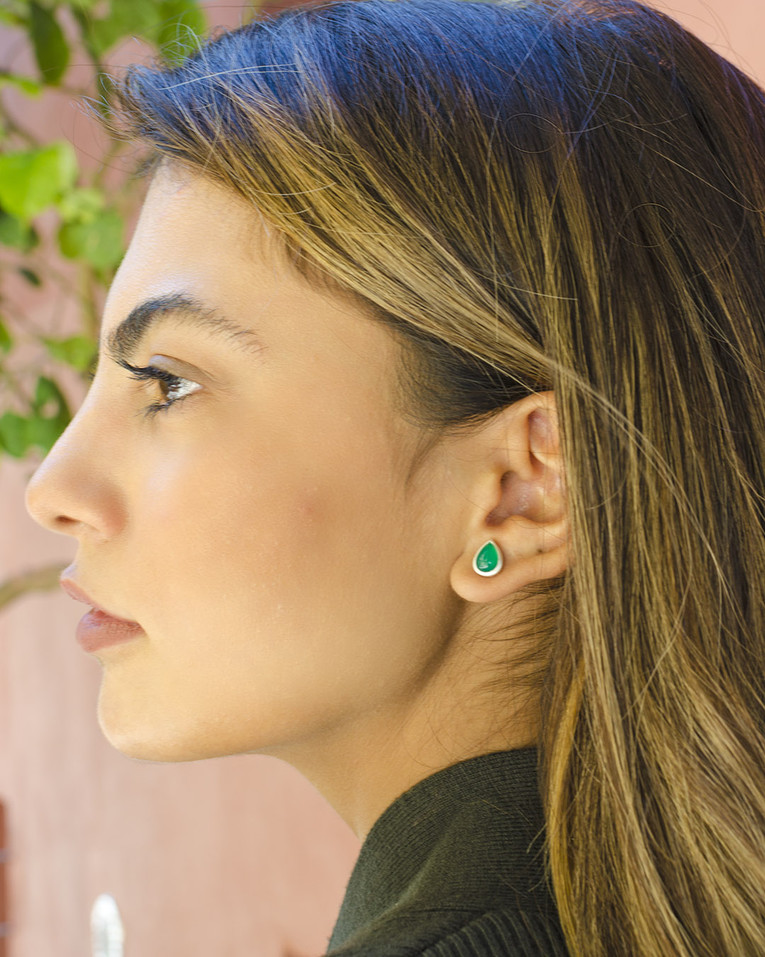 Earrings ' Mermaid Tears' with semi precious stones
