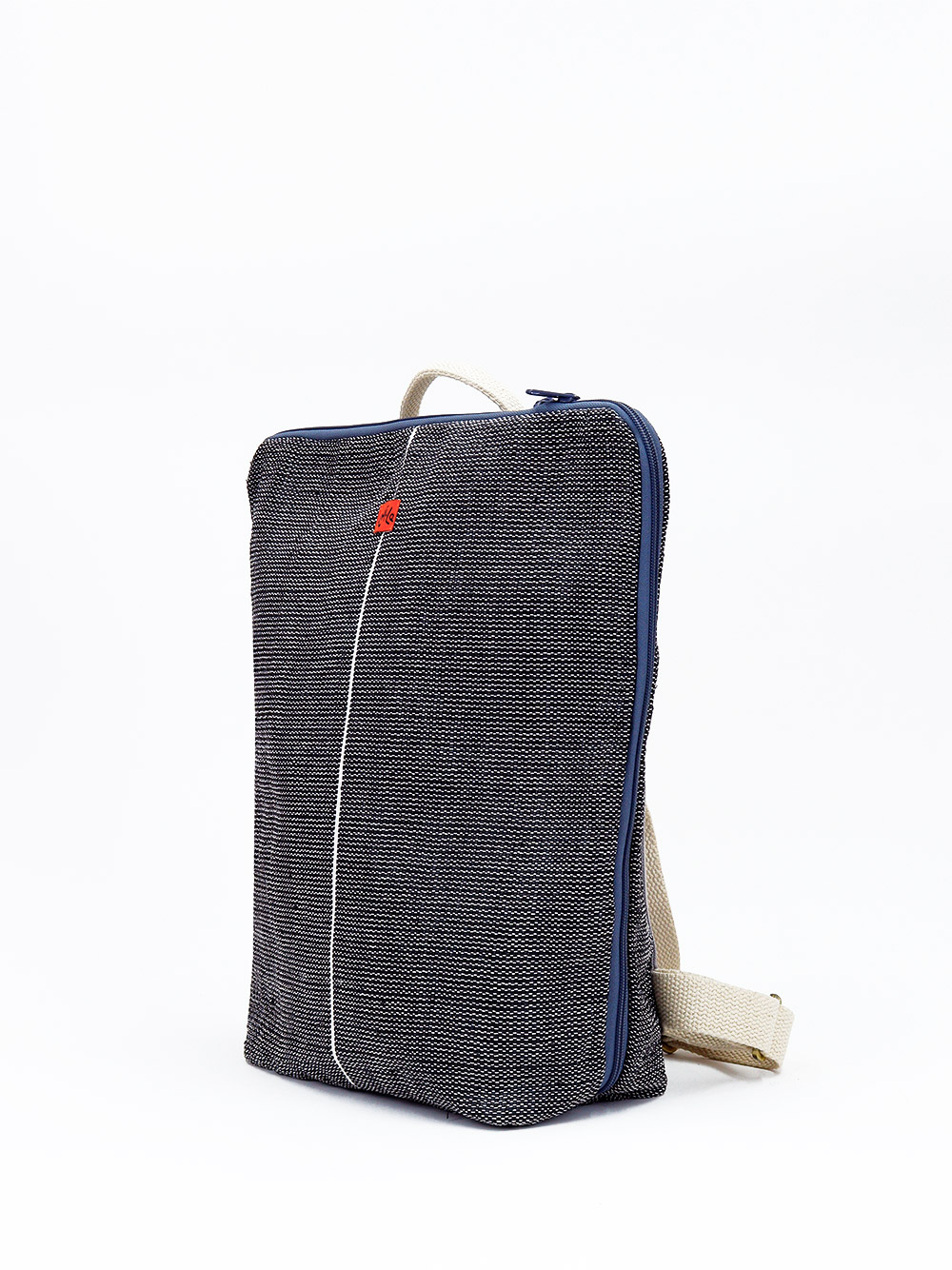 Black Urban Backpack made from Recycled Plastic