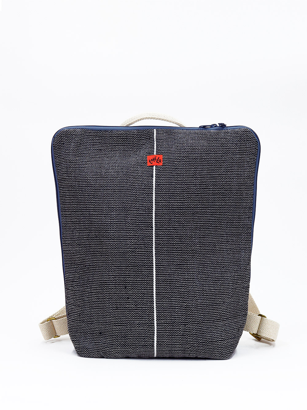 Black Urban Backpack made from Recycled Plastic