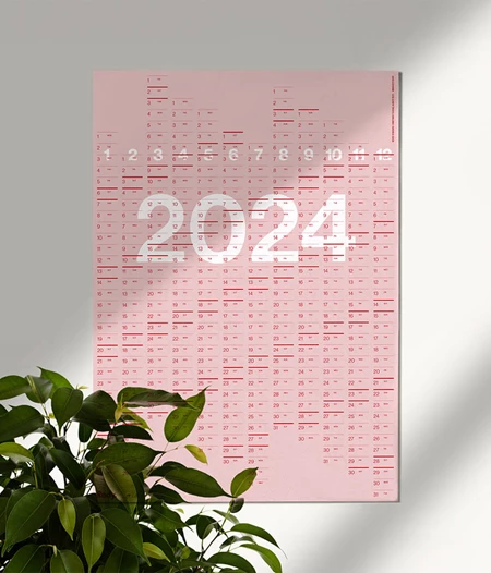 2024 Redy. Wall Calendar