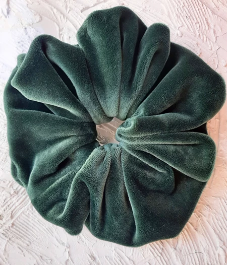 Scrunchies Green Velvet (XL)