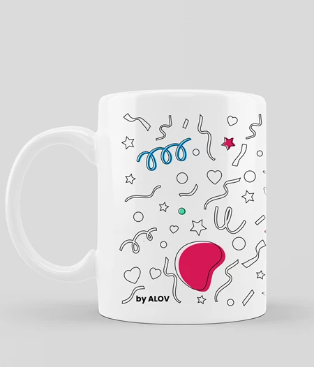 YEAH mug, coffee cup, birthday gift