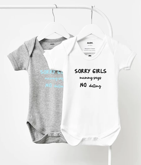  baby onesie for boys, sorry girls mommy says no dating