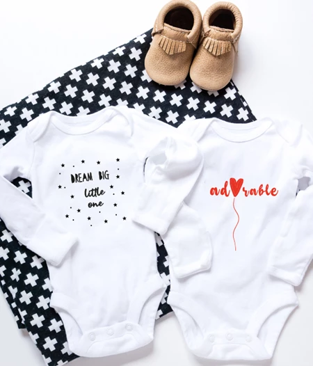 Baby onesie for boys and girls, adorable