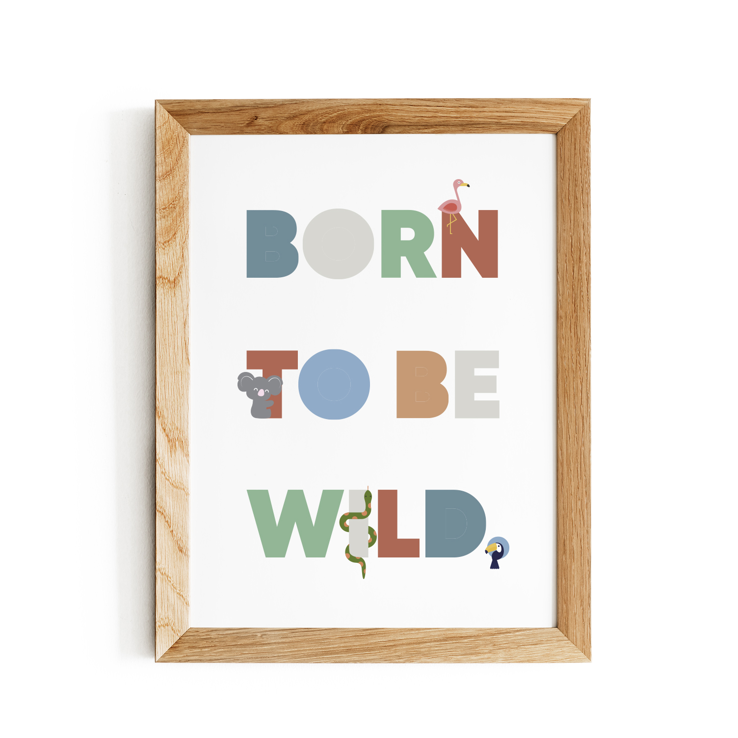 πόστερ για το παιδικό δωμάτιο,  born to be wild