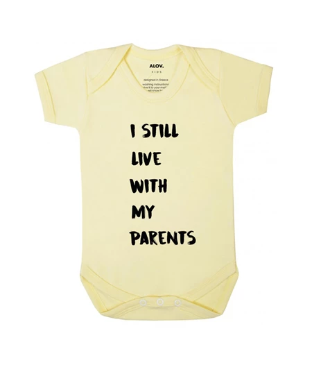  Baby onesie for boys and girls, I still live with my parents