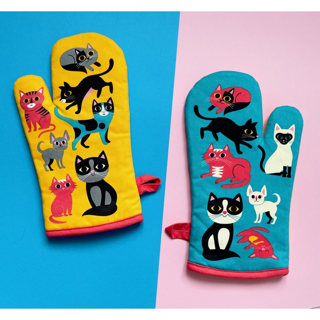 Oven Mitts for Art Lovers