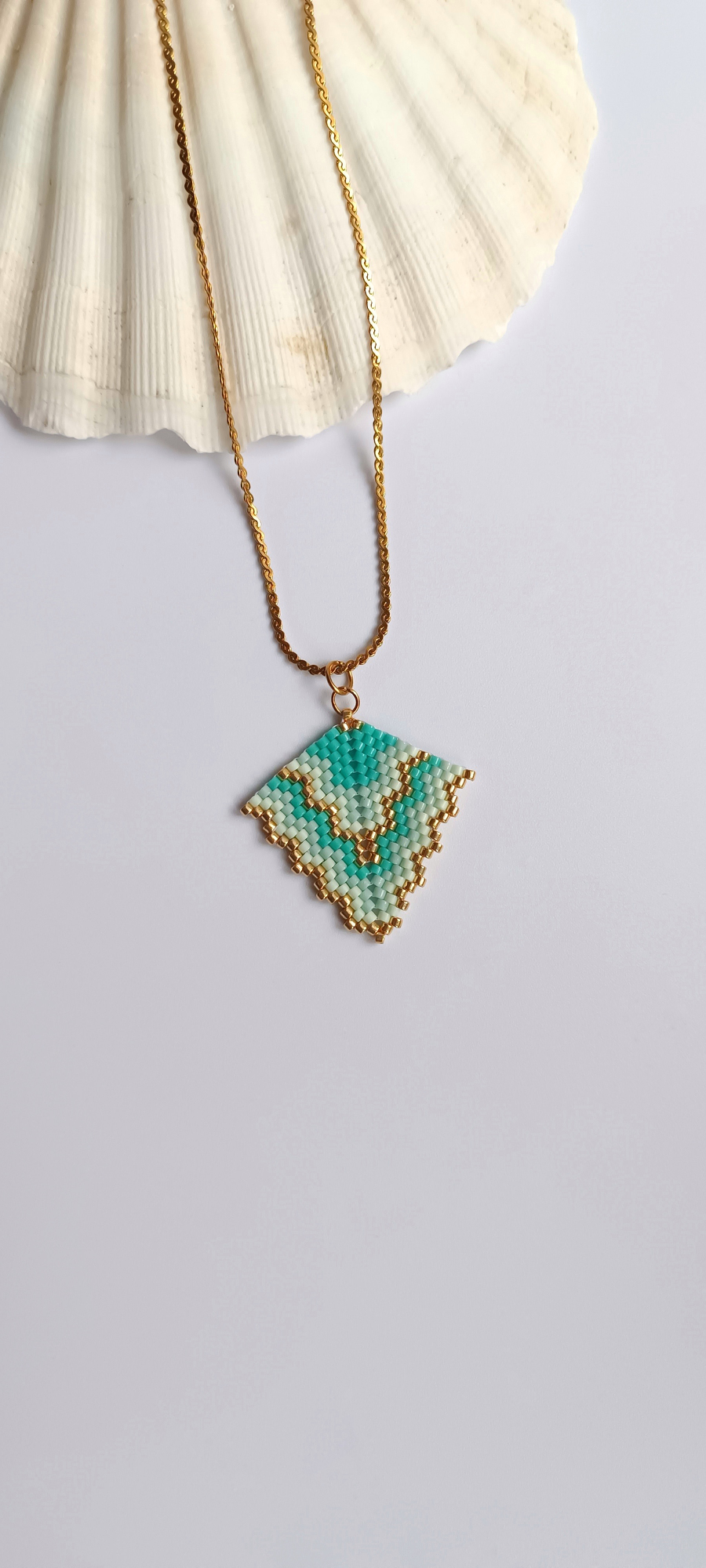 Κολιέ Lace Cometa Με Χάντρες Miyuki 