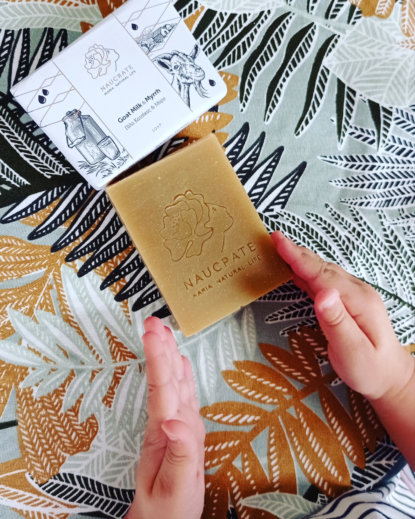 Σαπούνι με Γάλα Κατσίκας &amp; Μύρο