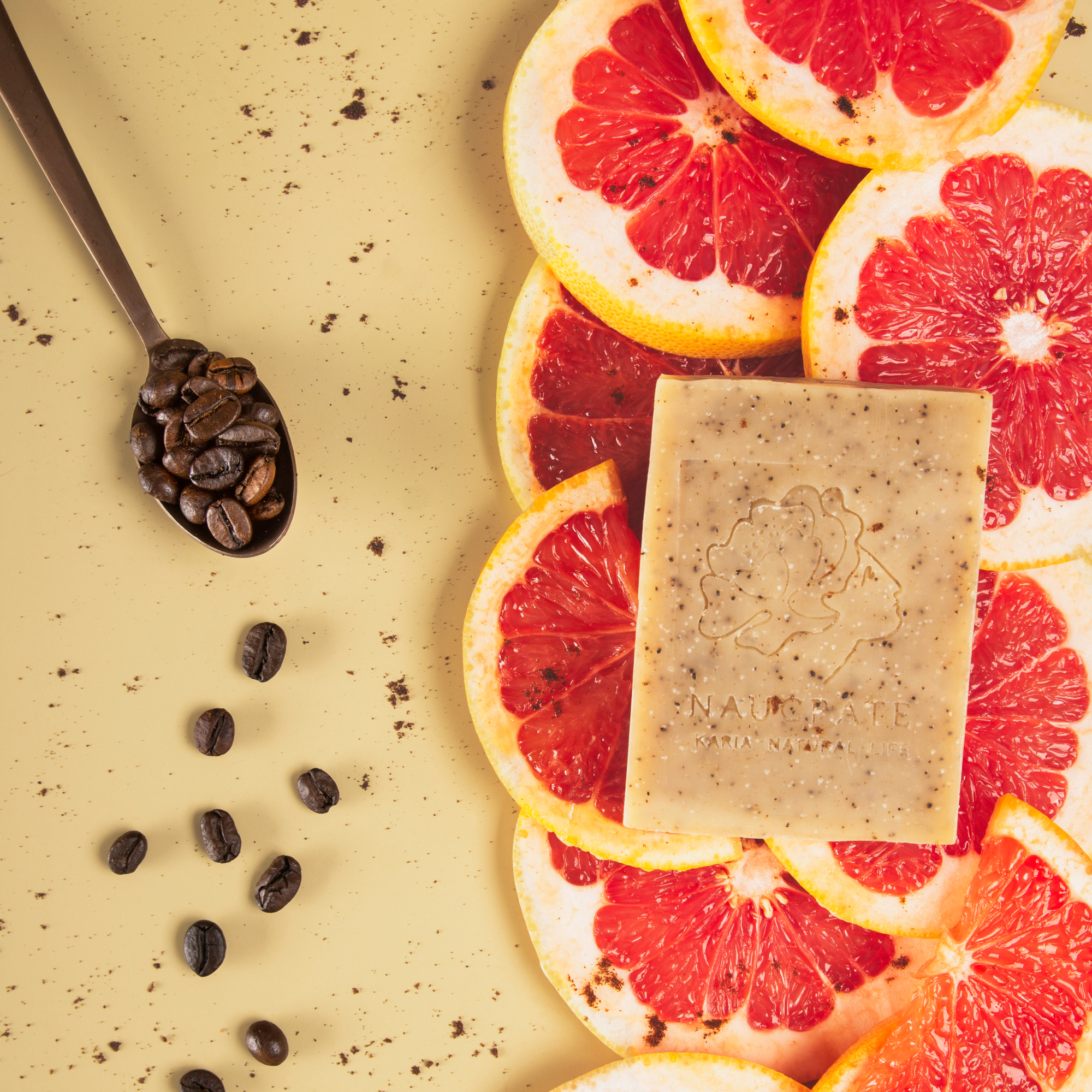 Σαπούνι Μαύρος Καφές &amp; Γκρέιπφρουτ