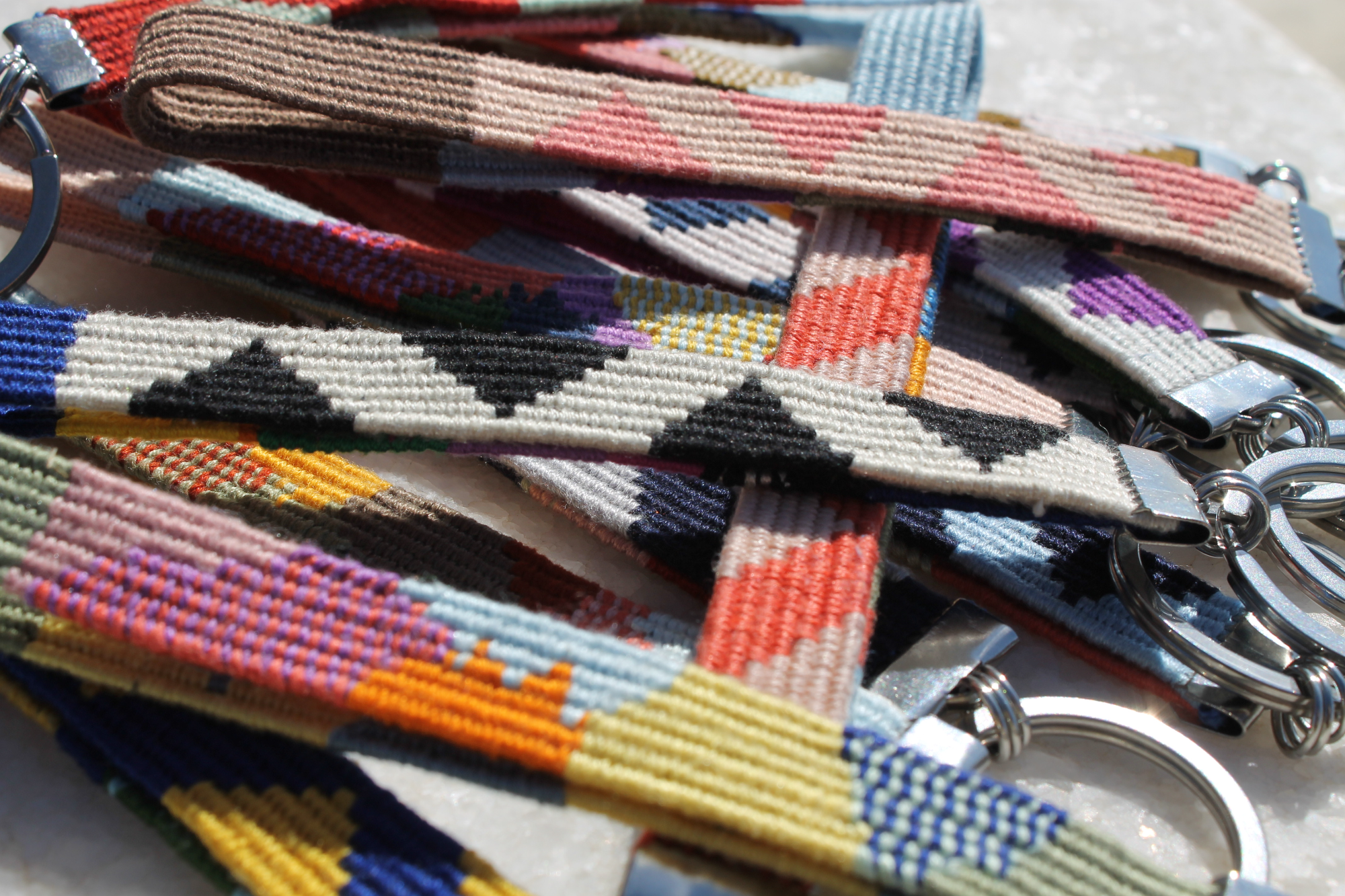 Handwoven keychains - Υφαντά μπρελόκ