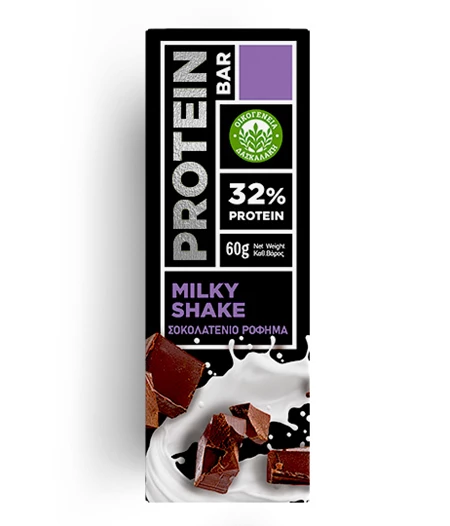 Μπάρα πρωτεΐνης milky shake 60g