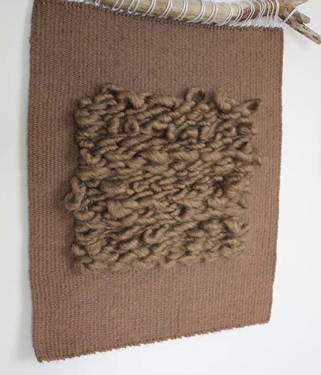 Handwoven wall hanging tapestry