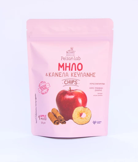 CHIPS ΚΟΚΚΙΝΟ ΜΗΛΟ ΜΕ ΚΑΝΕΛΑ ΚΕΫΛΑΝΗΣ - PELIAN LAB