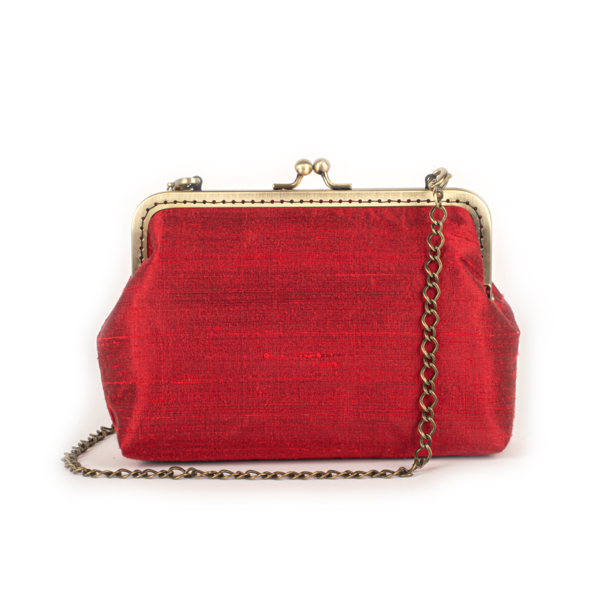 Clutch από μεταξωτό ύφασμα (6 χρώματα)