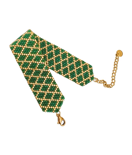 Roxy Green • Handmade Beaded Bracelet
