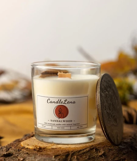 Sandalwood Soy Candle 245g