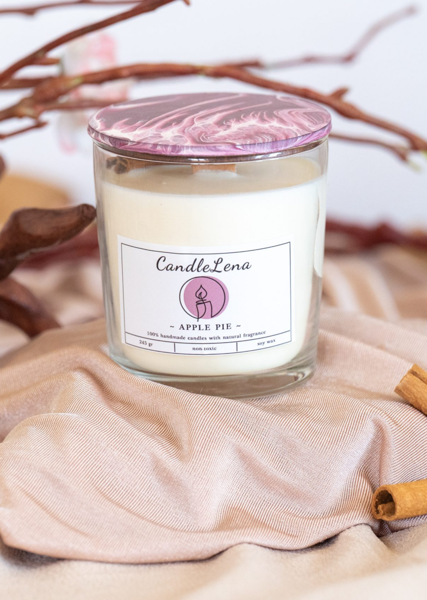 Apple Pie Soy Candle 245g