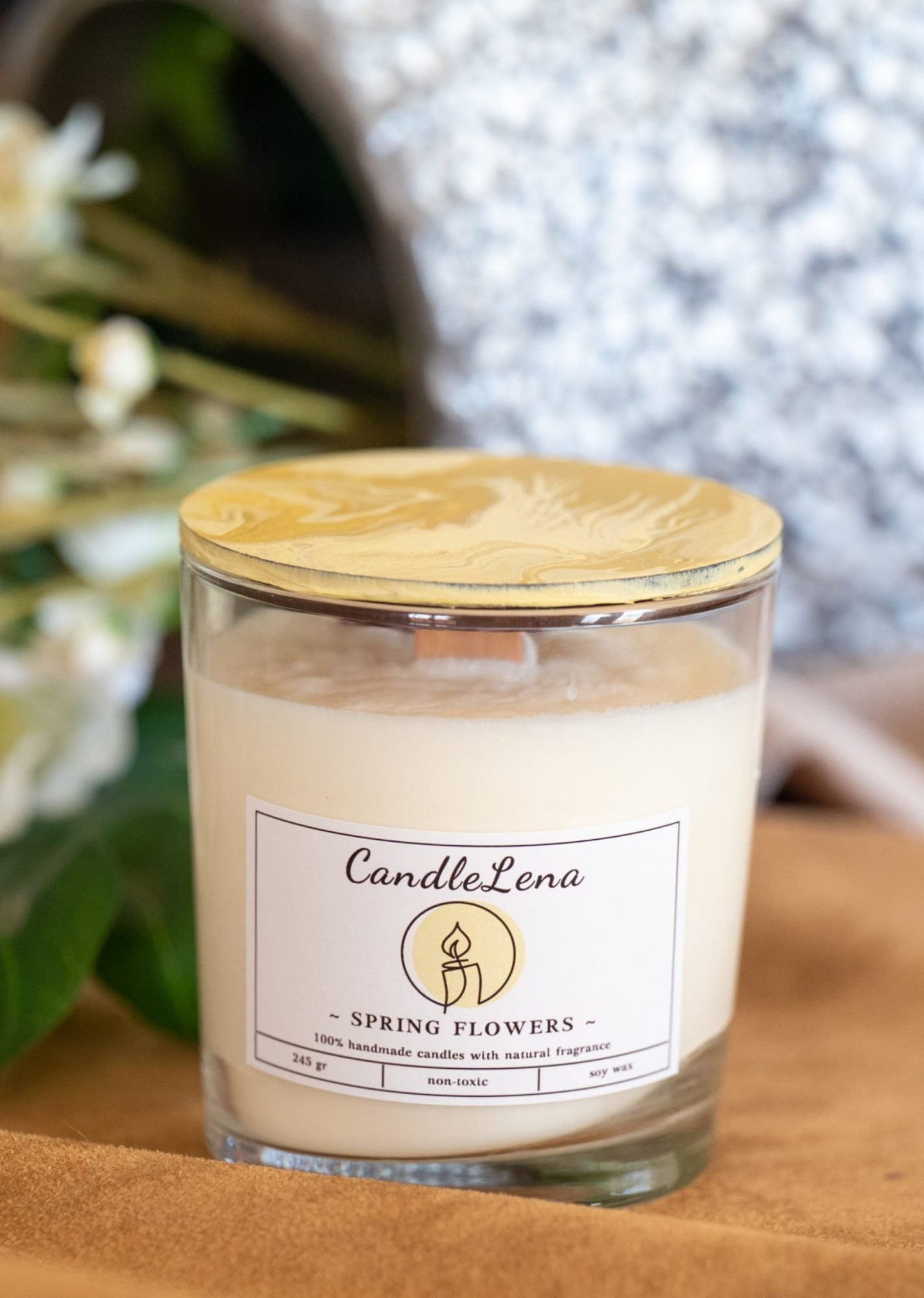 Spring Flowers Soy Candle 245g