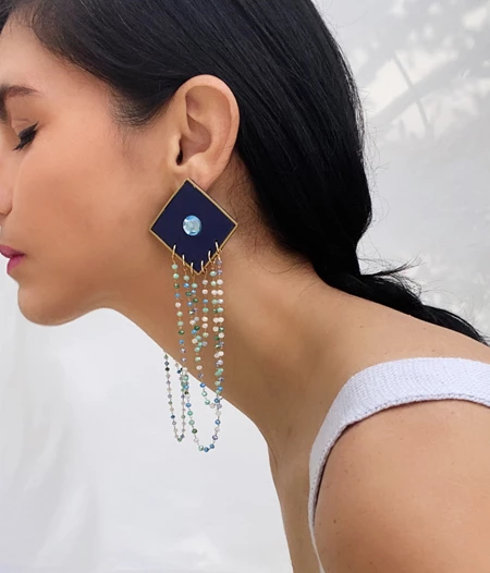 Crystal Drops earrings
