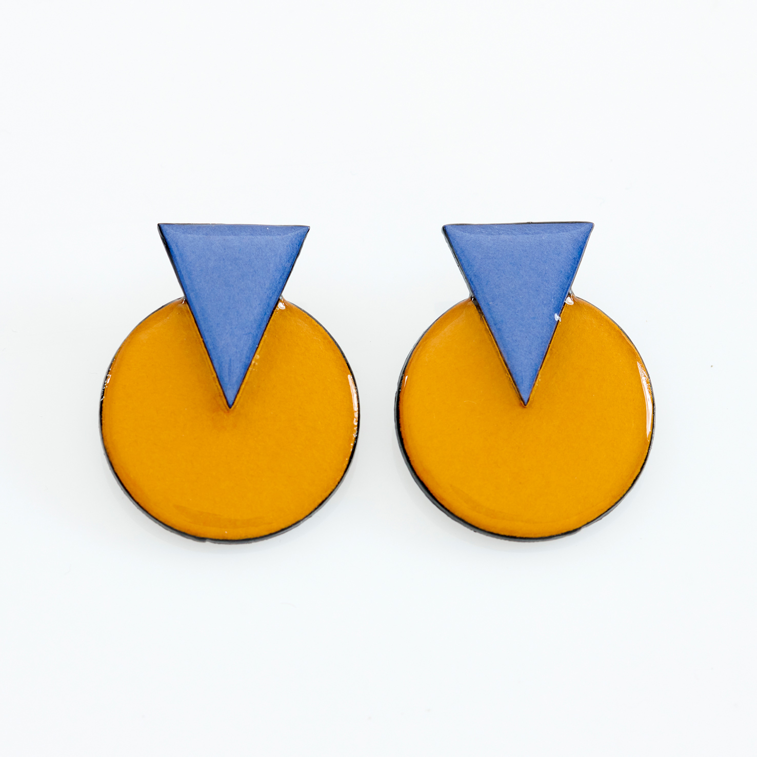 EARRINGS SYNTHESIS OF CIRCLES & TRIANGLES