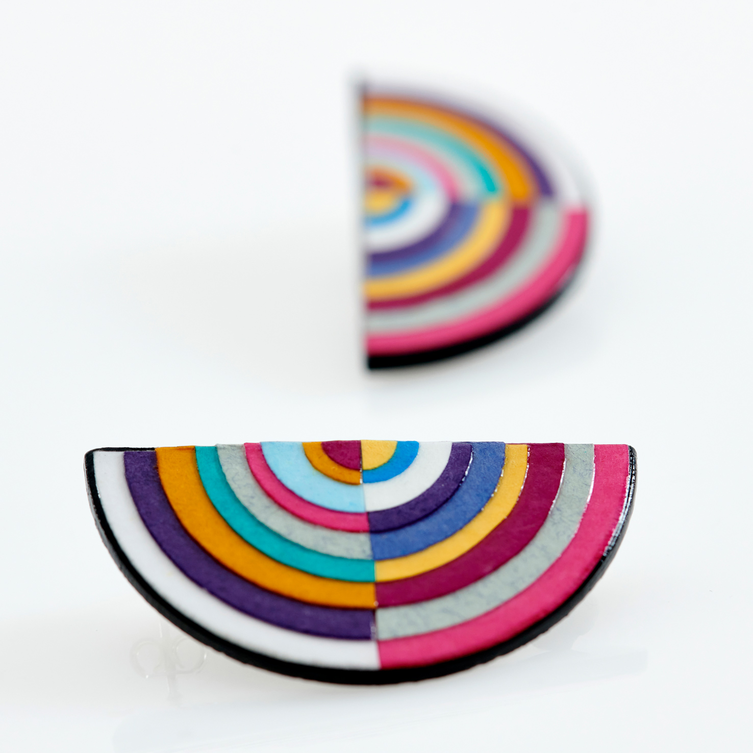 EARRINGS SYNTHESIS OF CIRCLES ‘MULTIPLE CYCLE’