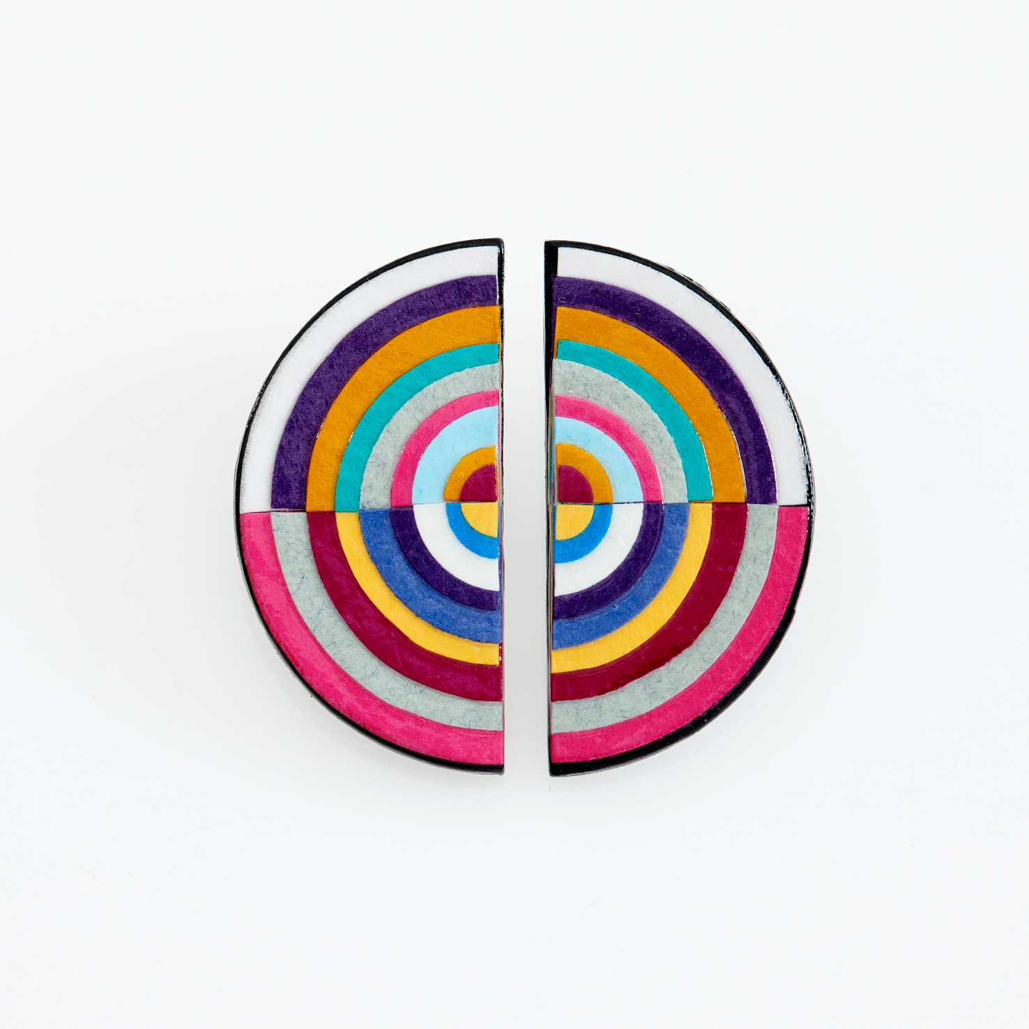 EARRINGS SYNTHESIS OF CIRCLES ‘MULTIPLE CYCLE’
