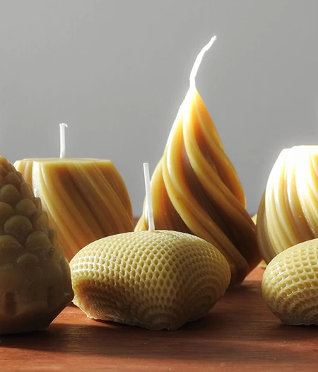 100% Beeswax Candle
Επιτραπέζιο κερί από 100% κερί μέλισσας