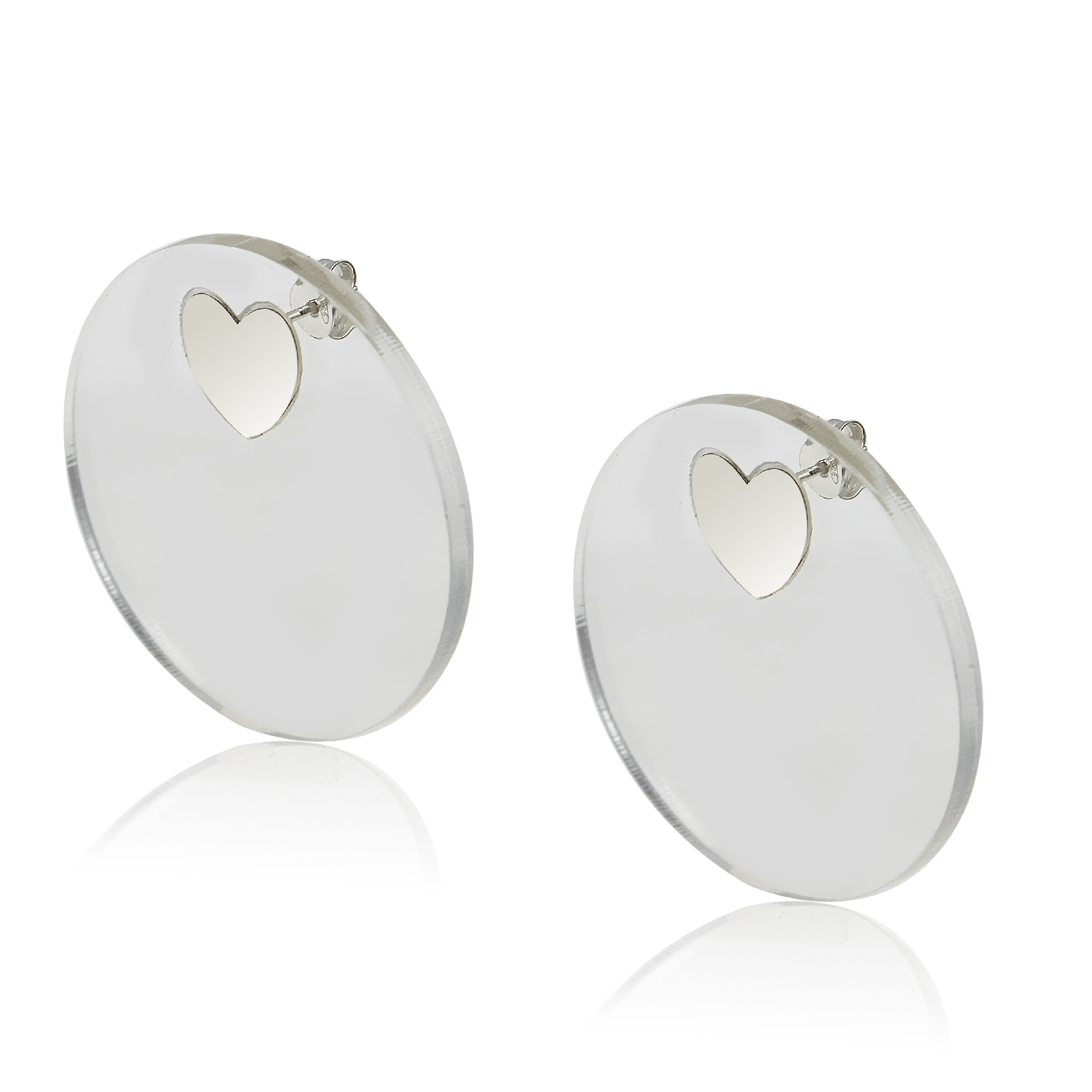 “White Strike” Statement Earrings