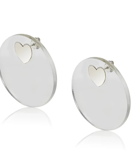 “White Strike” Statement Earrings