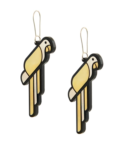 “Parrot” Statement Earrings