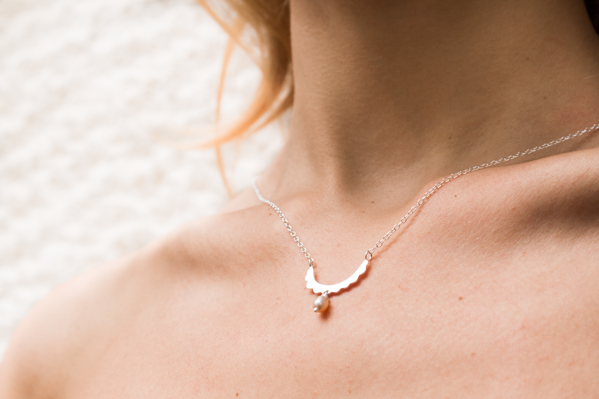 Μενταγιόν Tiny Pearls & Geometric Forms