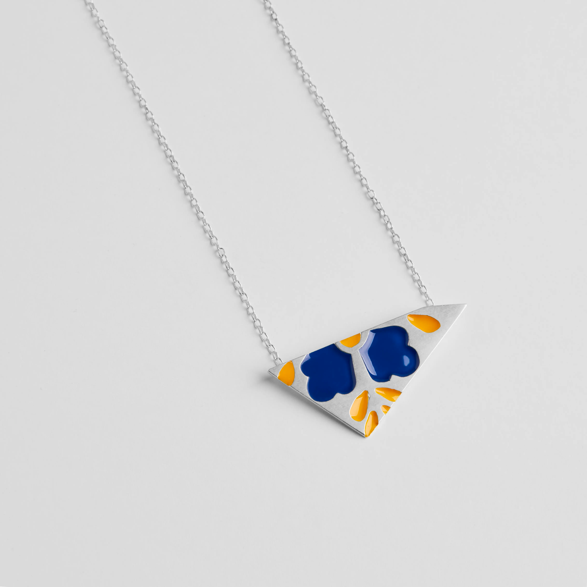 Μενταγιόν Flower Tiles με ψυχρό σμάλτο ή οξείδωση