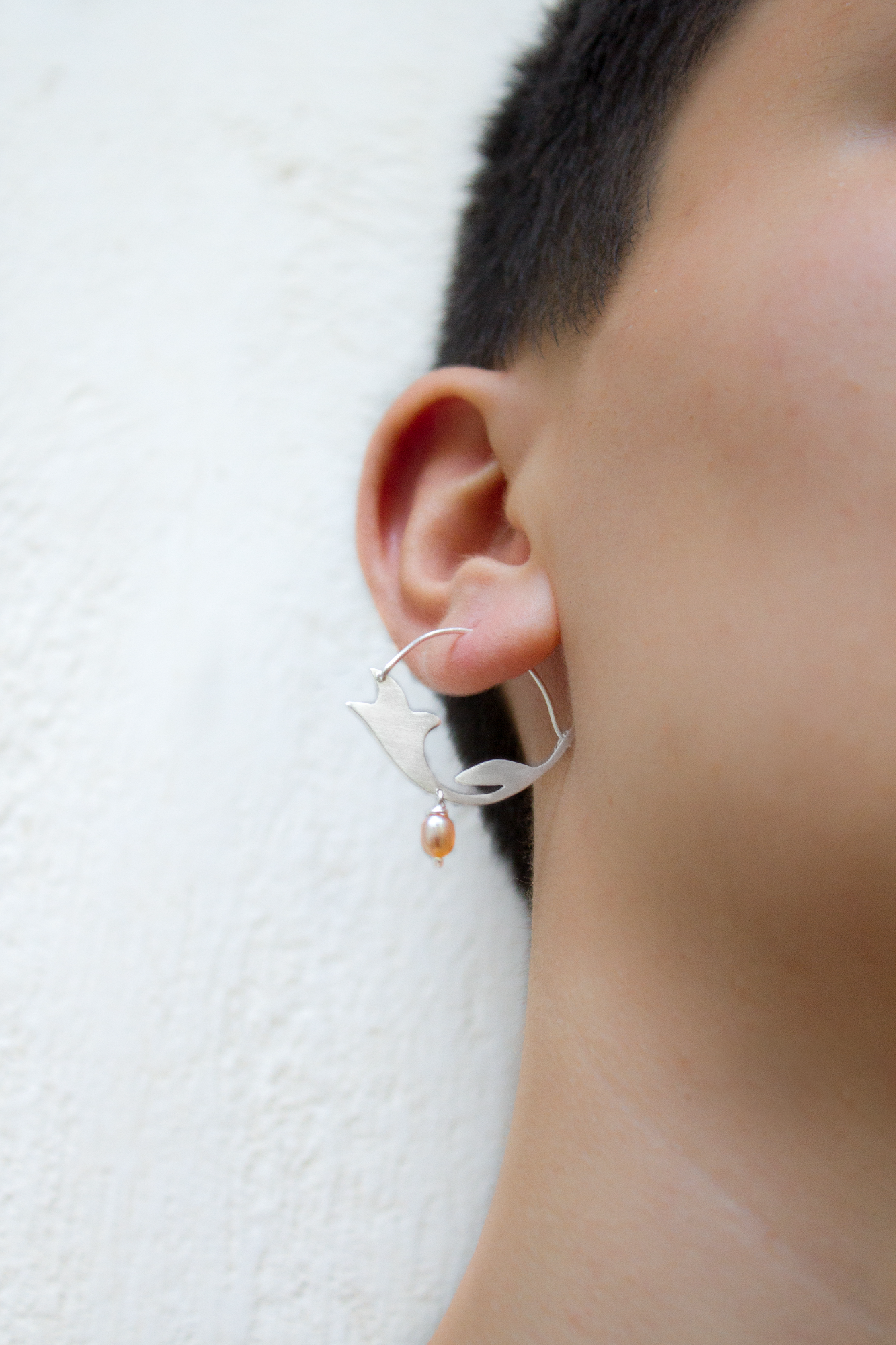 Σκουλαρίκια Tile Patterns με μαργαριτάρια