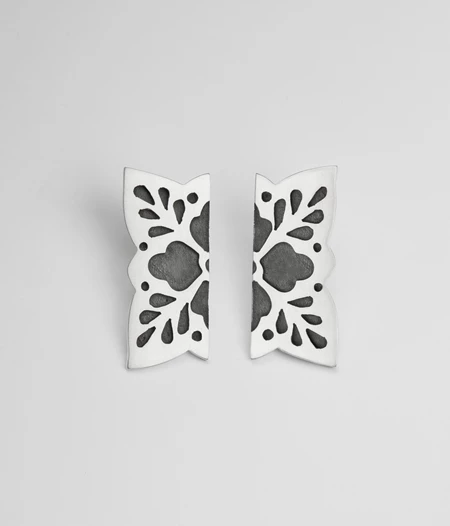 Σκουλαρίκια ''Τα Κεντητά'' σκέτα ή με μαργαριτάρια