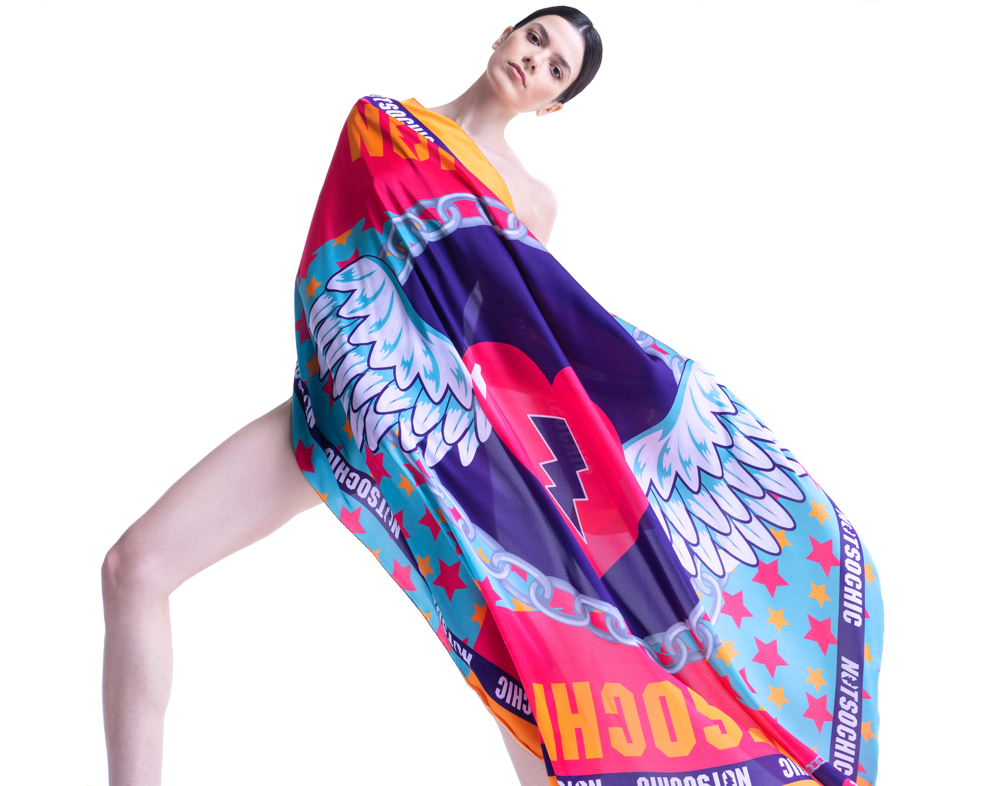 Giant Scarf – Foulard “Heart Lock”