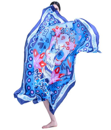 Giant Scarf – Foulard “Dia de la Muertos”
