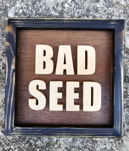 Mini Nick Cave & The Bad Seeds wood art
